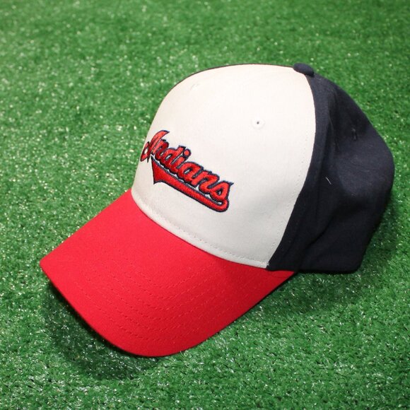 ❤️⚾💙BDA Cleveland Indians Youth Baseball Cap Hat - Picture 2 of 5